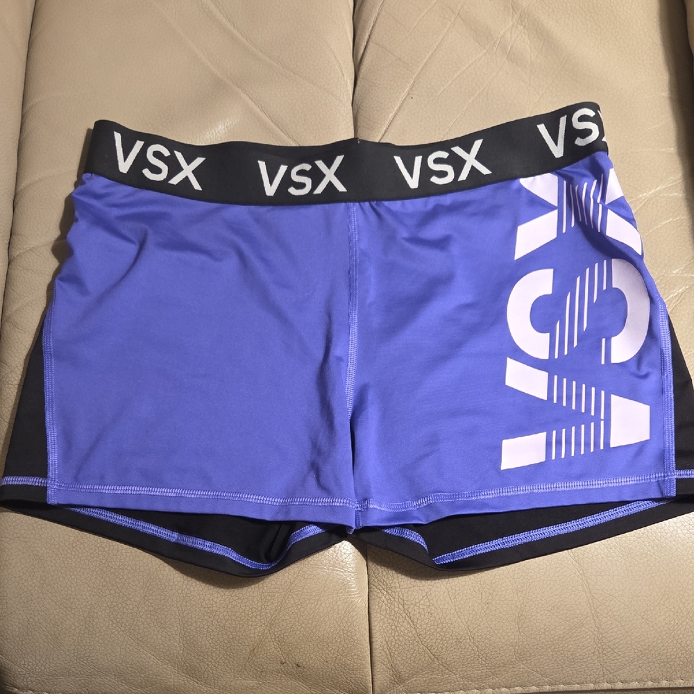 VSX Women's Purple and Black Athletic Shorts